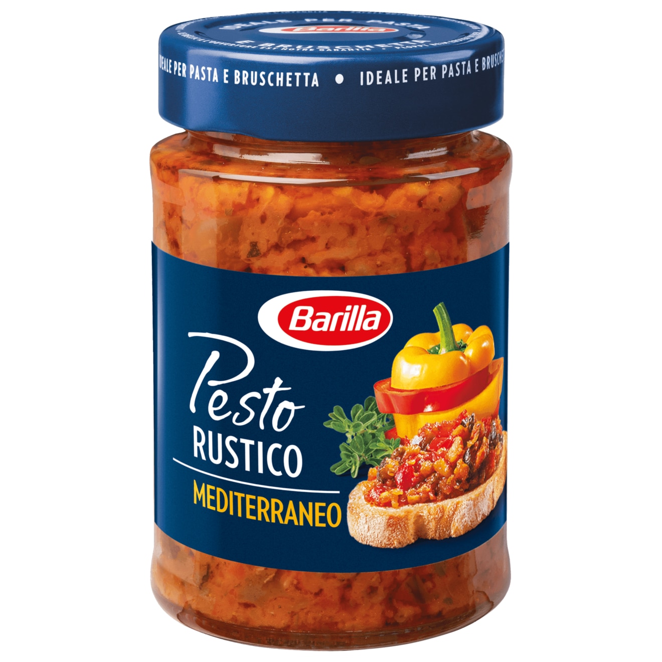 Barilla Pesto Rustico Mediterraneo 200g MHD:31.10.25