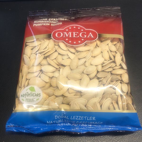 Omega Kürbiskerne geröstet & gesalzen MHD:16.1.21