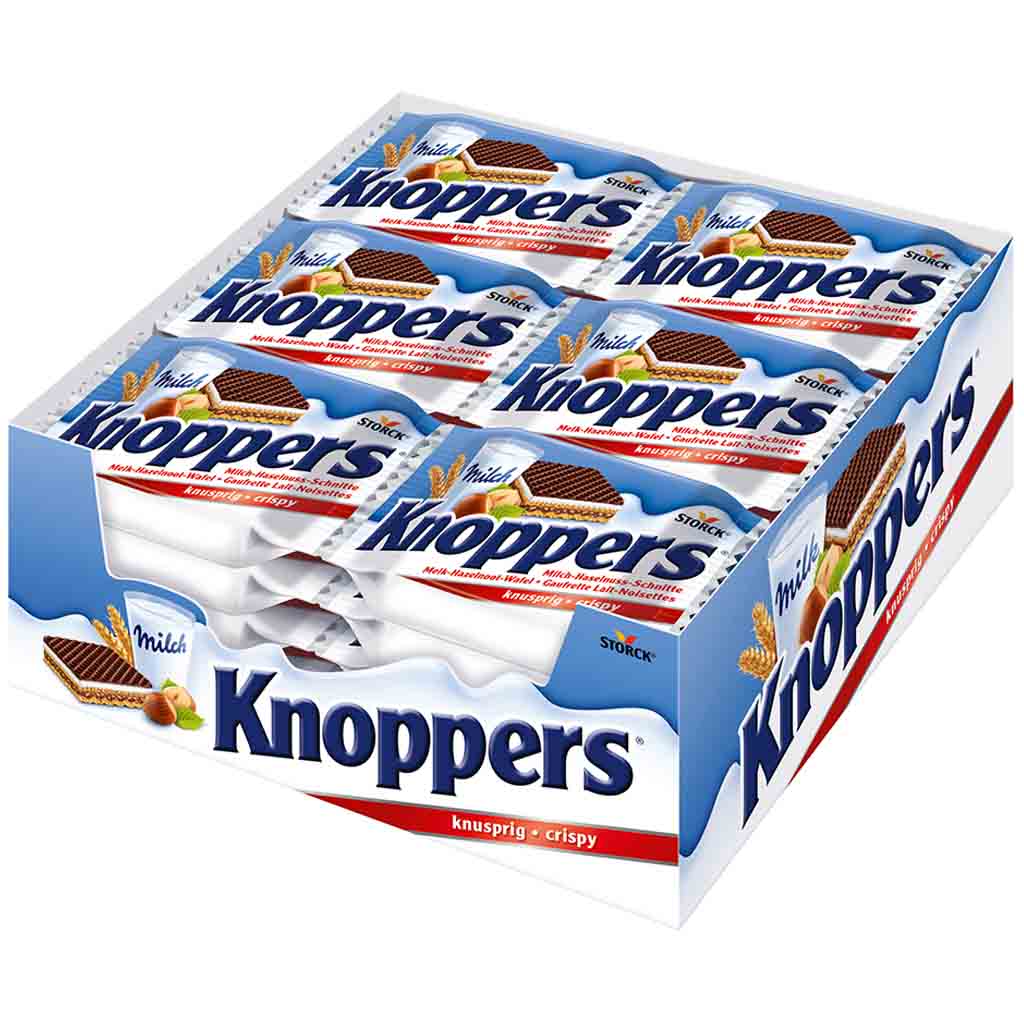 Knoppers Schnitte 24x25g=600g MHD:13.2.23