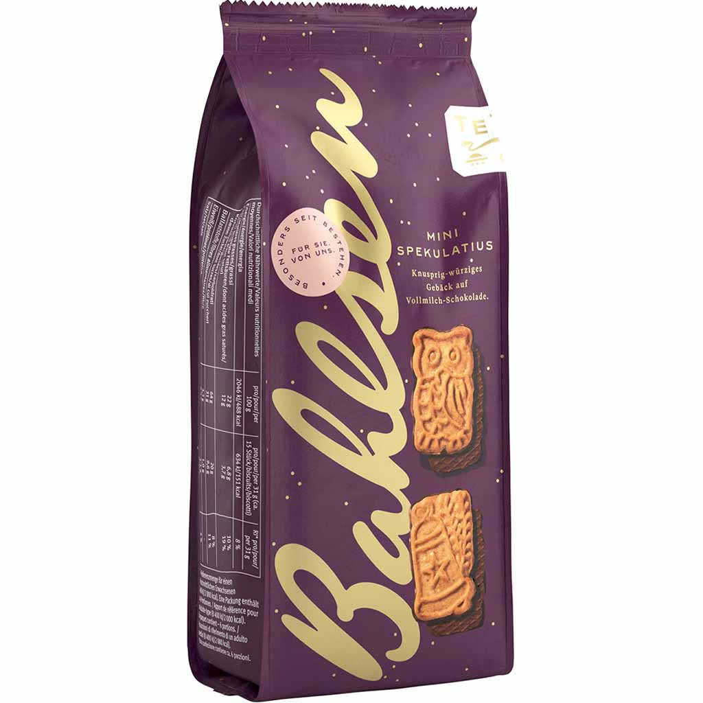 Bahlsen Mini Spekulatius Vollmilchschokolade 200g MHD:1.3.22