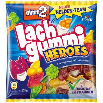 Storck Nimm2 Lachgummi Heroes 225g MHD:28.2.25