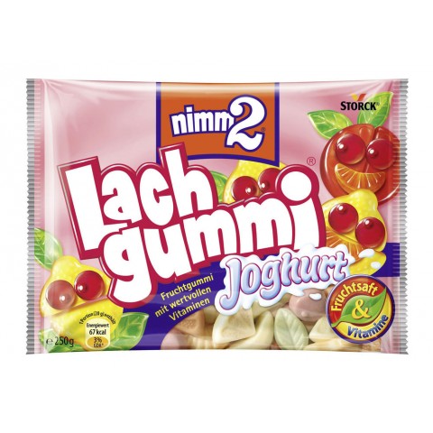 Storck Nimm2 Lachgummi Joghurt 250g MHD:30.3.25