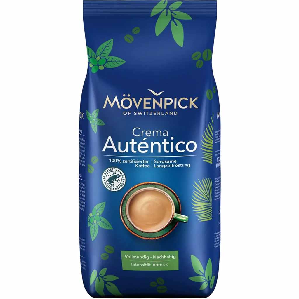 Mövenpick Crema Autentico ganze Bohne 1kg MHD:28.9.25