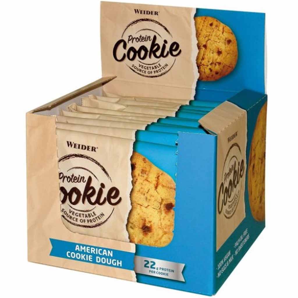 12x Weider PROTEIN Cookie American Cookie Dough á 90g=1080g MHD:30.8.25