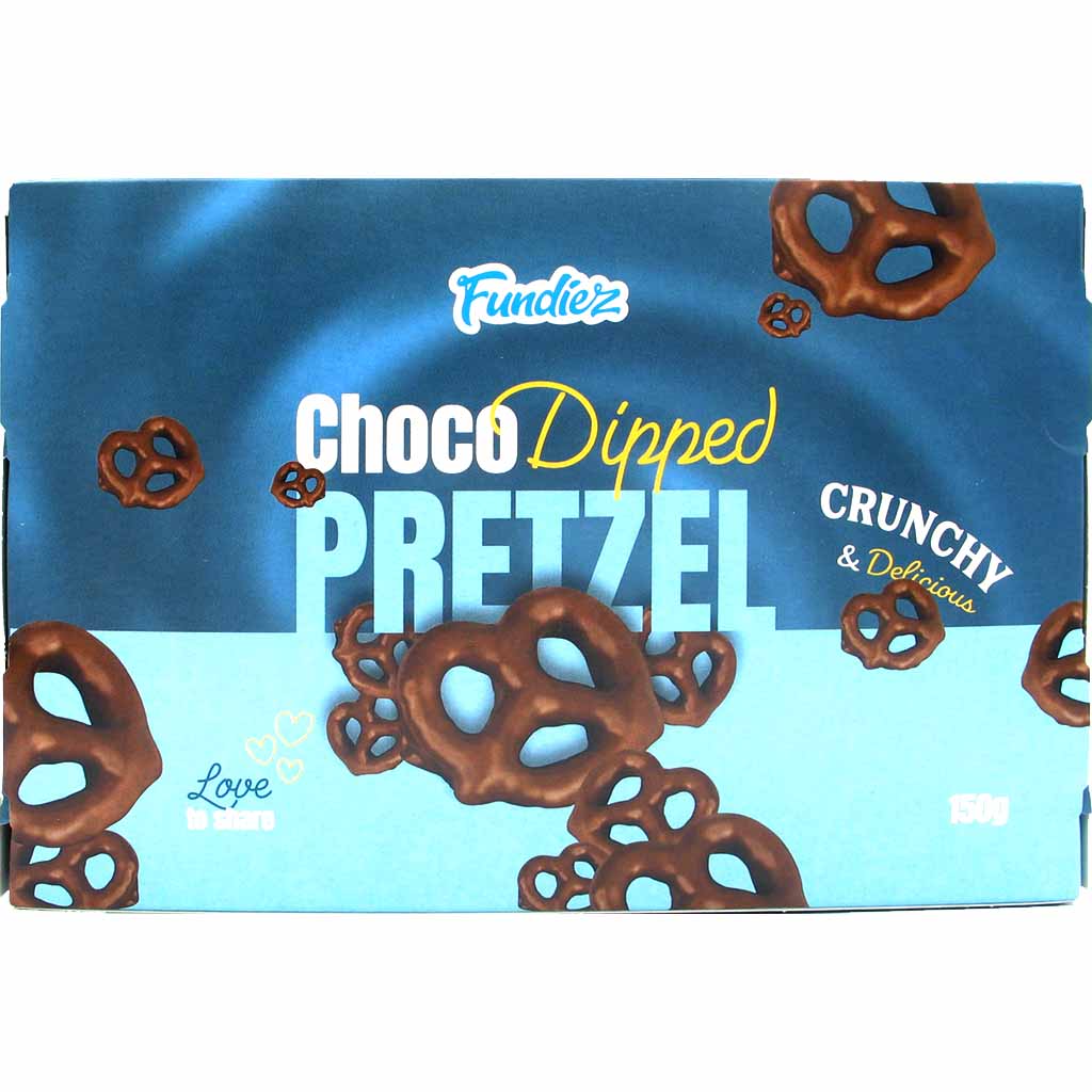 Fundiez Choco Dipped Pretzel Kakao 150g MHD:30.1.22