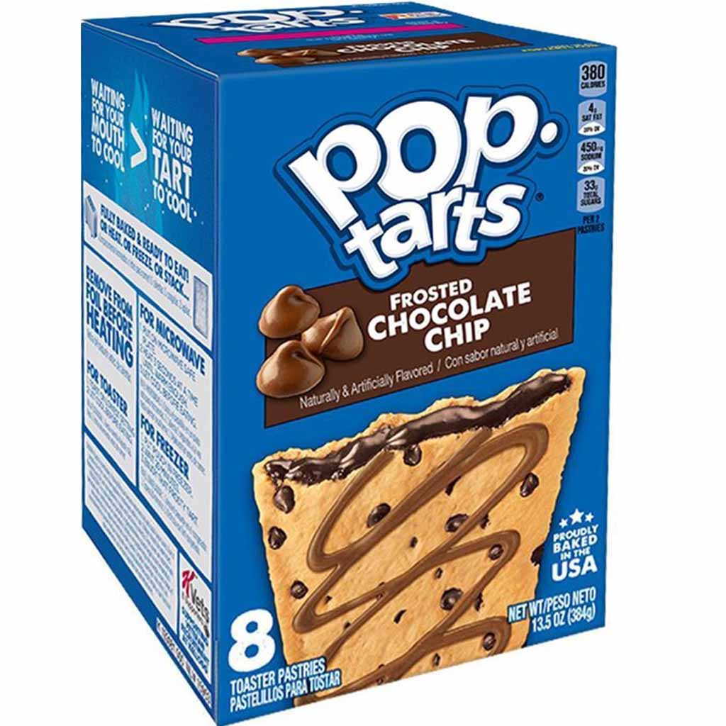 Kelloggs Pop-Tarts Frosted Chocolate Chips Kekse 384g MHD:3.2.22
