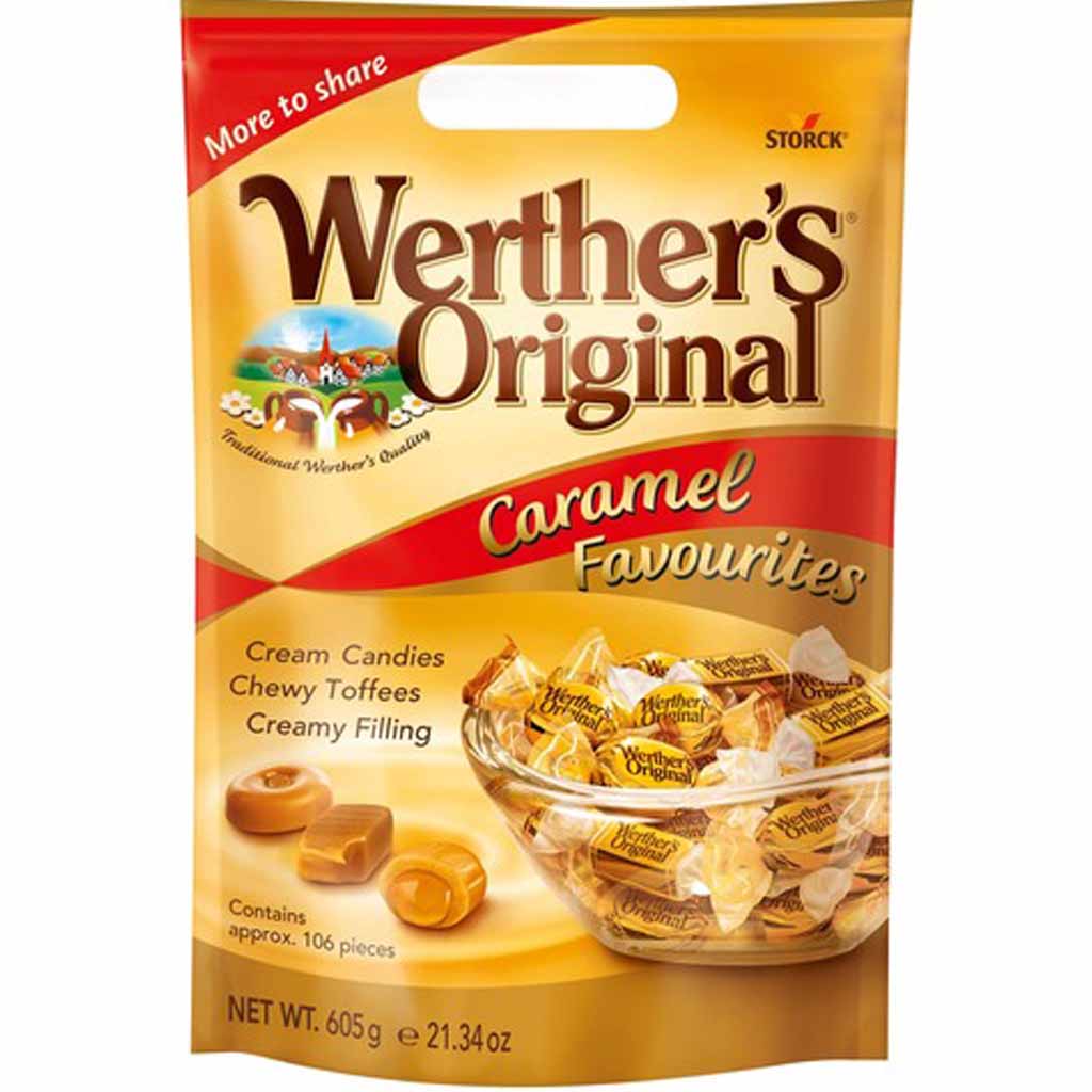 Werthers Original Caramel Favourites Bonbon-Mischung 605g MHD:1.2.25