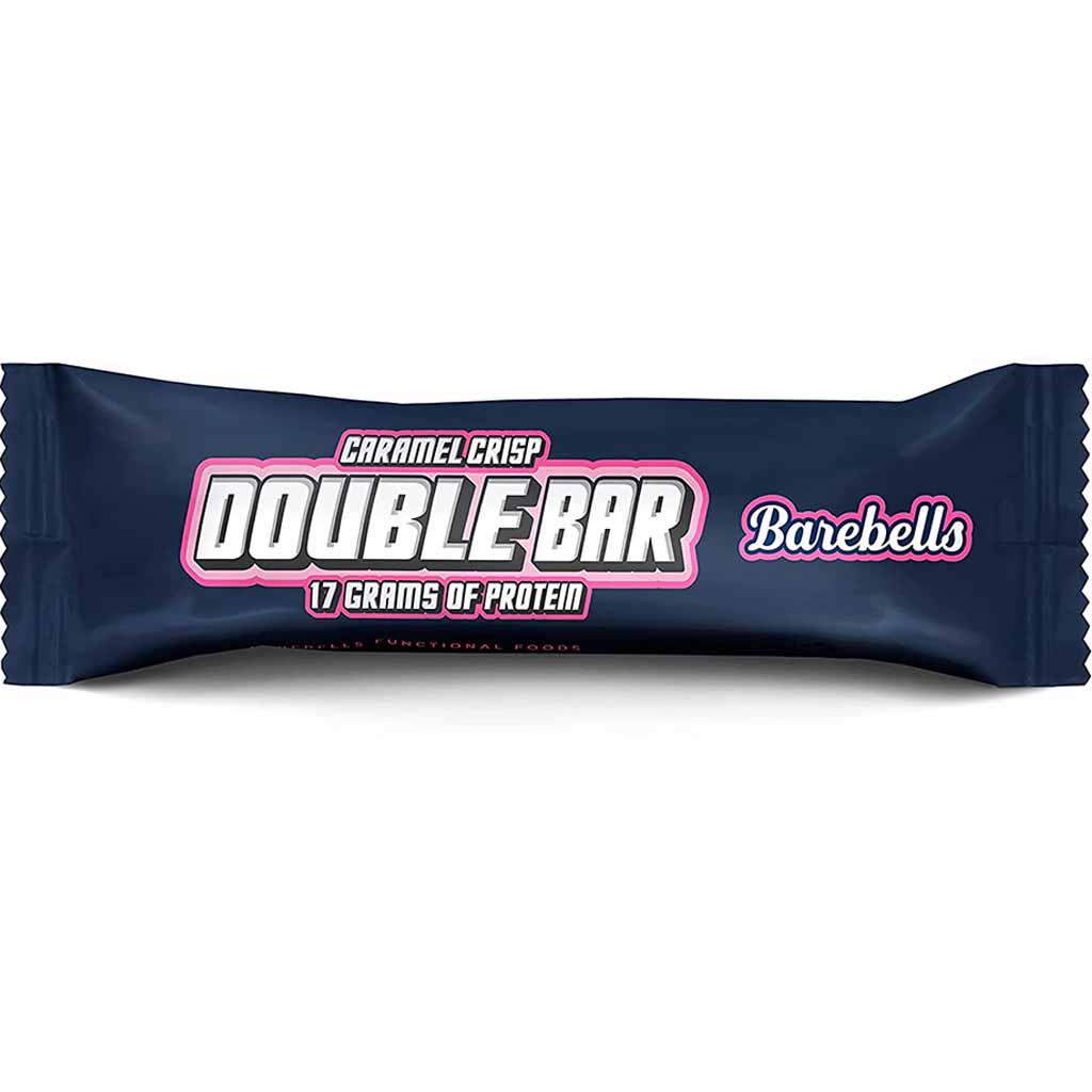 12x Barebells Double Bar Protein Riegel Caramel Crisp á 55g=660g MHD:25.6.22