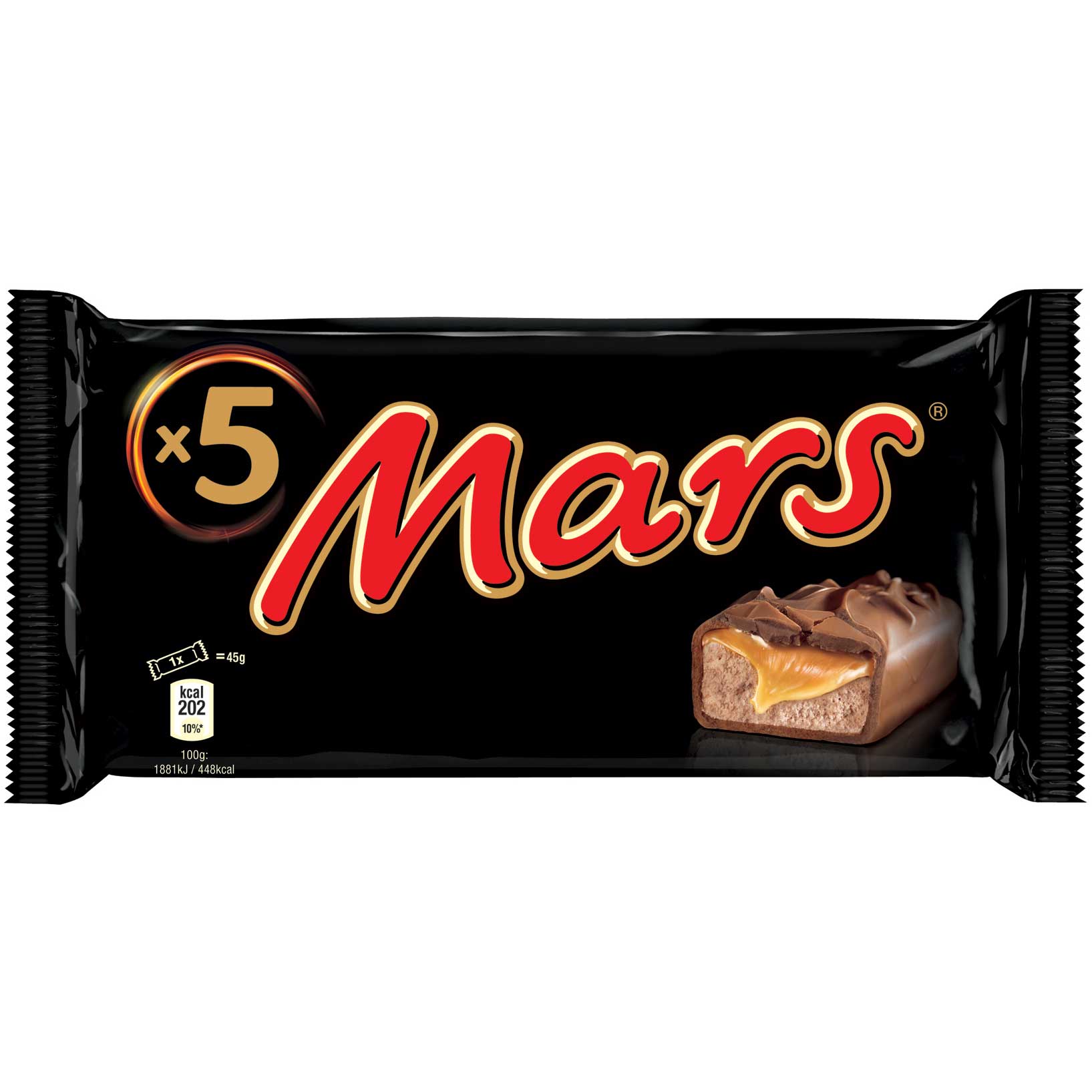 Mars Schokoriegel 5x 45g MHD:17.10.21