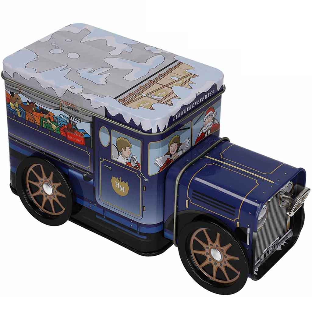 Haeberlein-Metzger Lebkuchen-Express Oldtimer mit Spieluhr 200g MHD:30.4.24