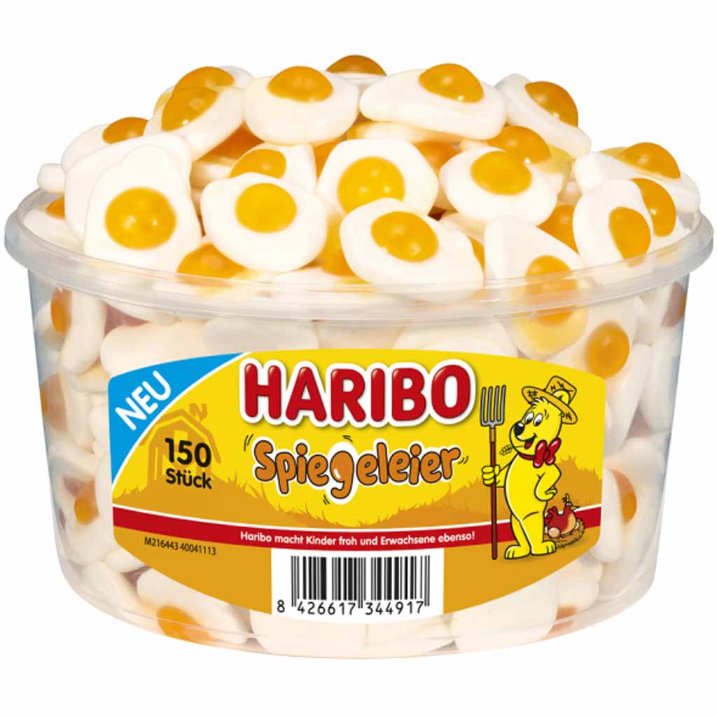 Haribo Spiegeleier 150er 975g MHD:30.8.23