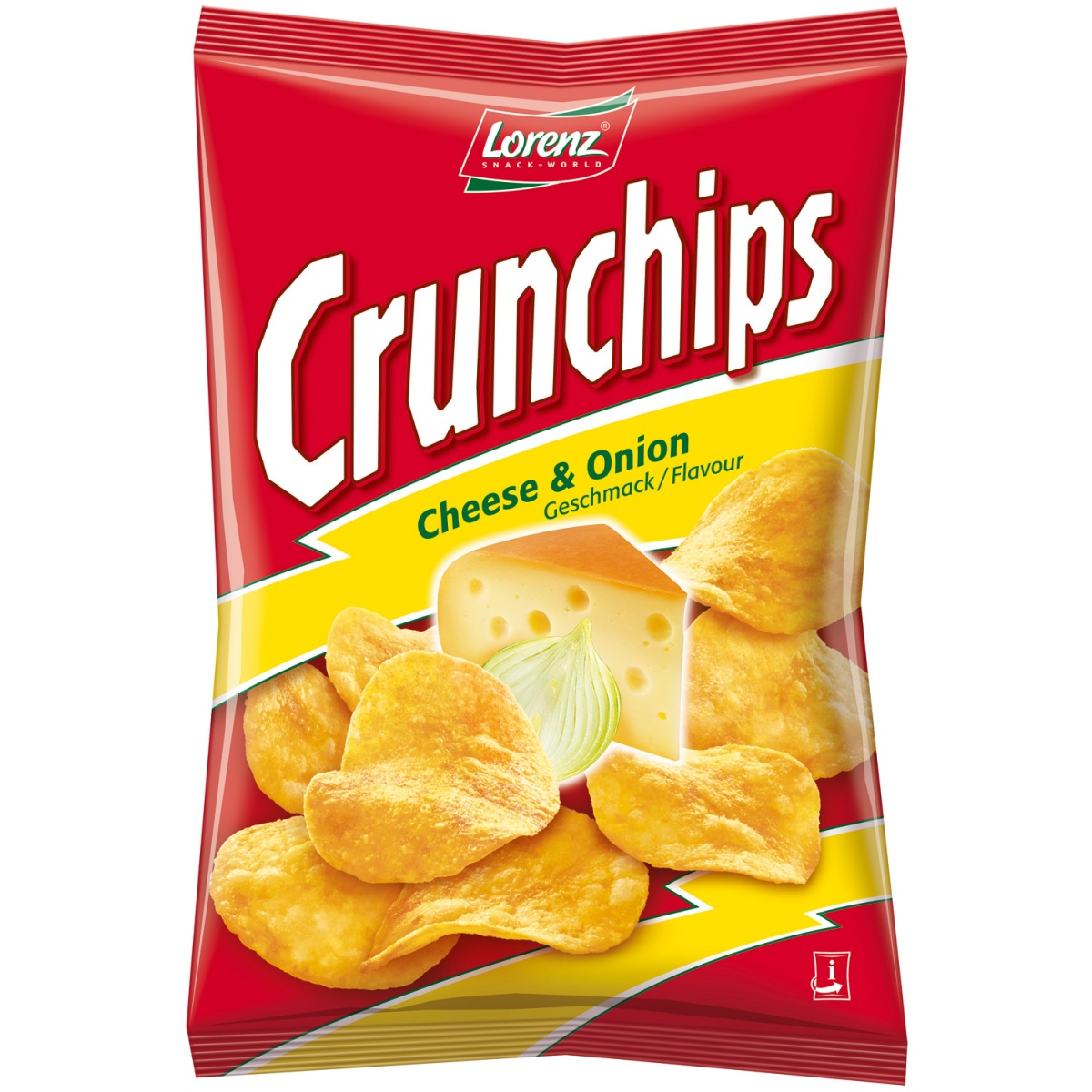 Crunchips Cheese & Onion 175g 10x 175g = 1,5Kg MHD:22.2.21
