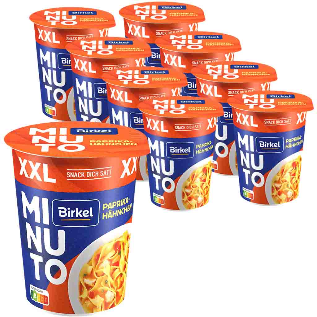 Birkel Minuto XXL Paprika Hähnchen Topf 8x82g=656g MHD:30.4.25