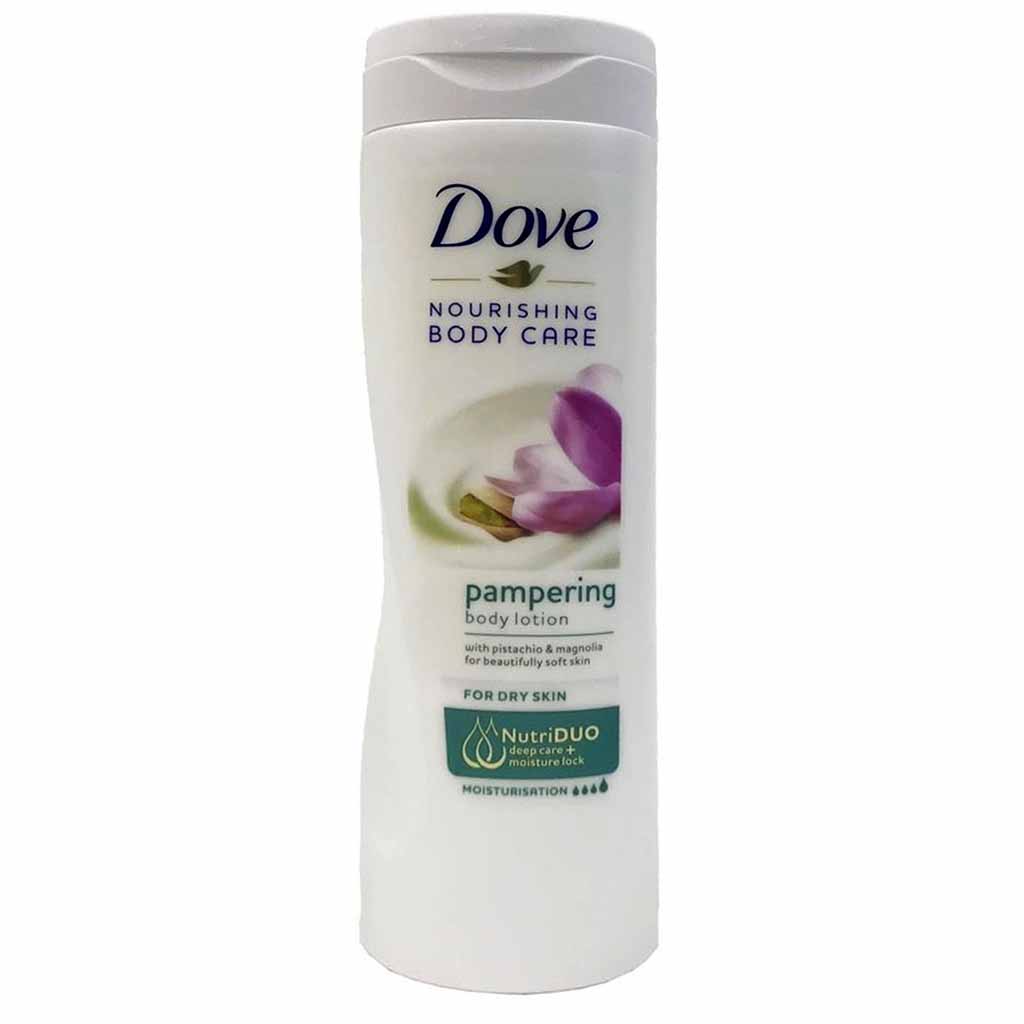 2,4L Dove "Verwöhnende" Body Lotion Nourishing (6x400ml)