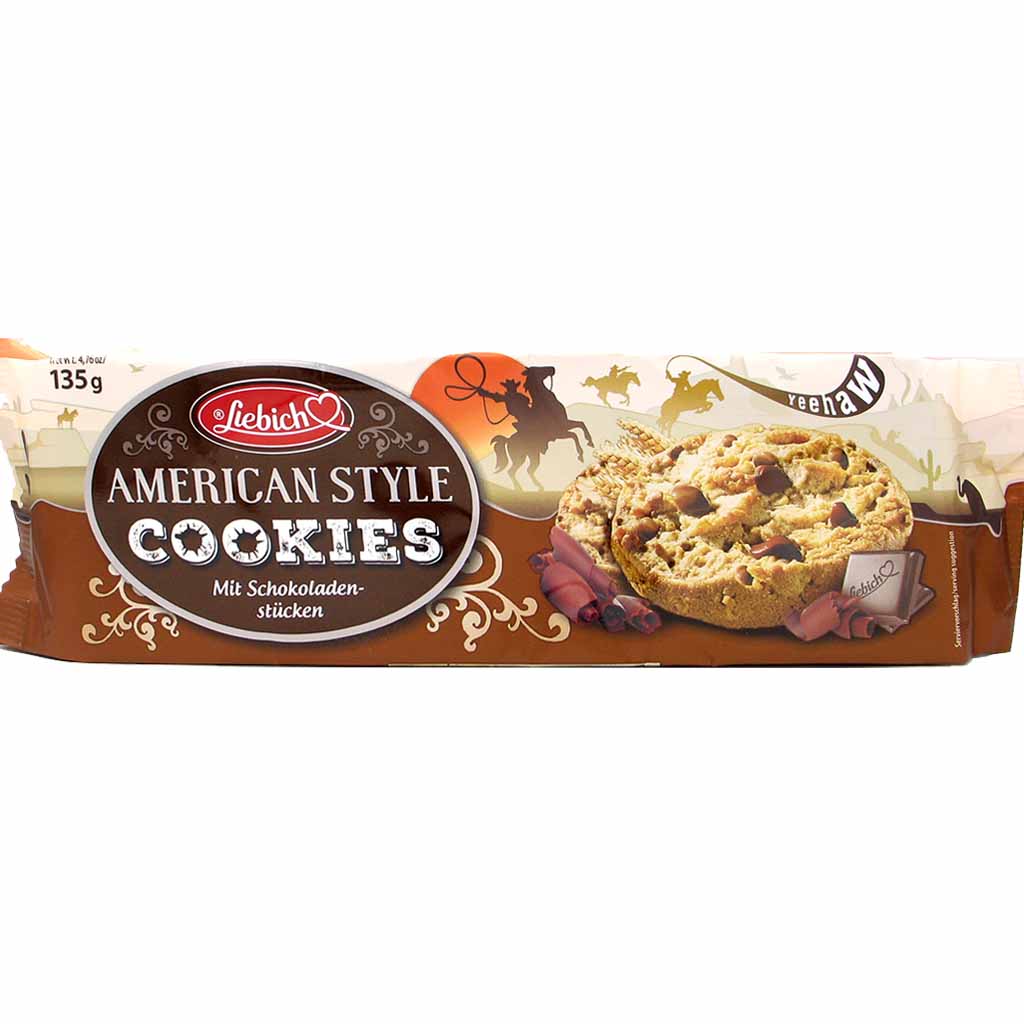 Liebich American Style Cookies mit Schokoladenstücken 135g MHD:27.5.25