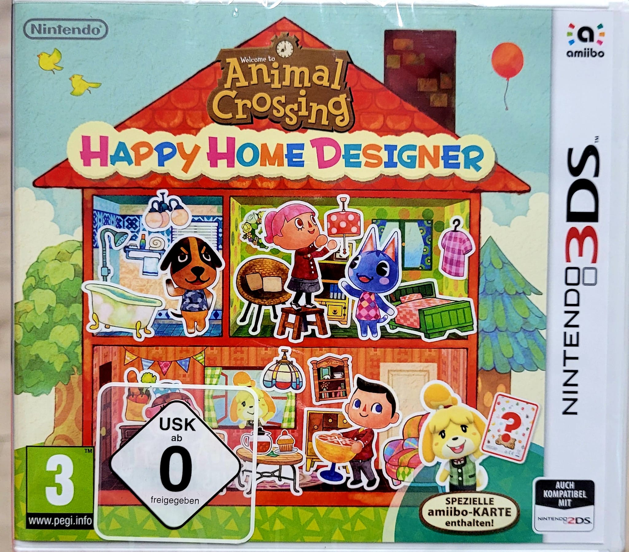 Animal Crossing Happy Home Designer Nintendo 3DS inkl. Amiibo Karte