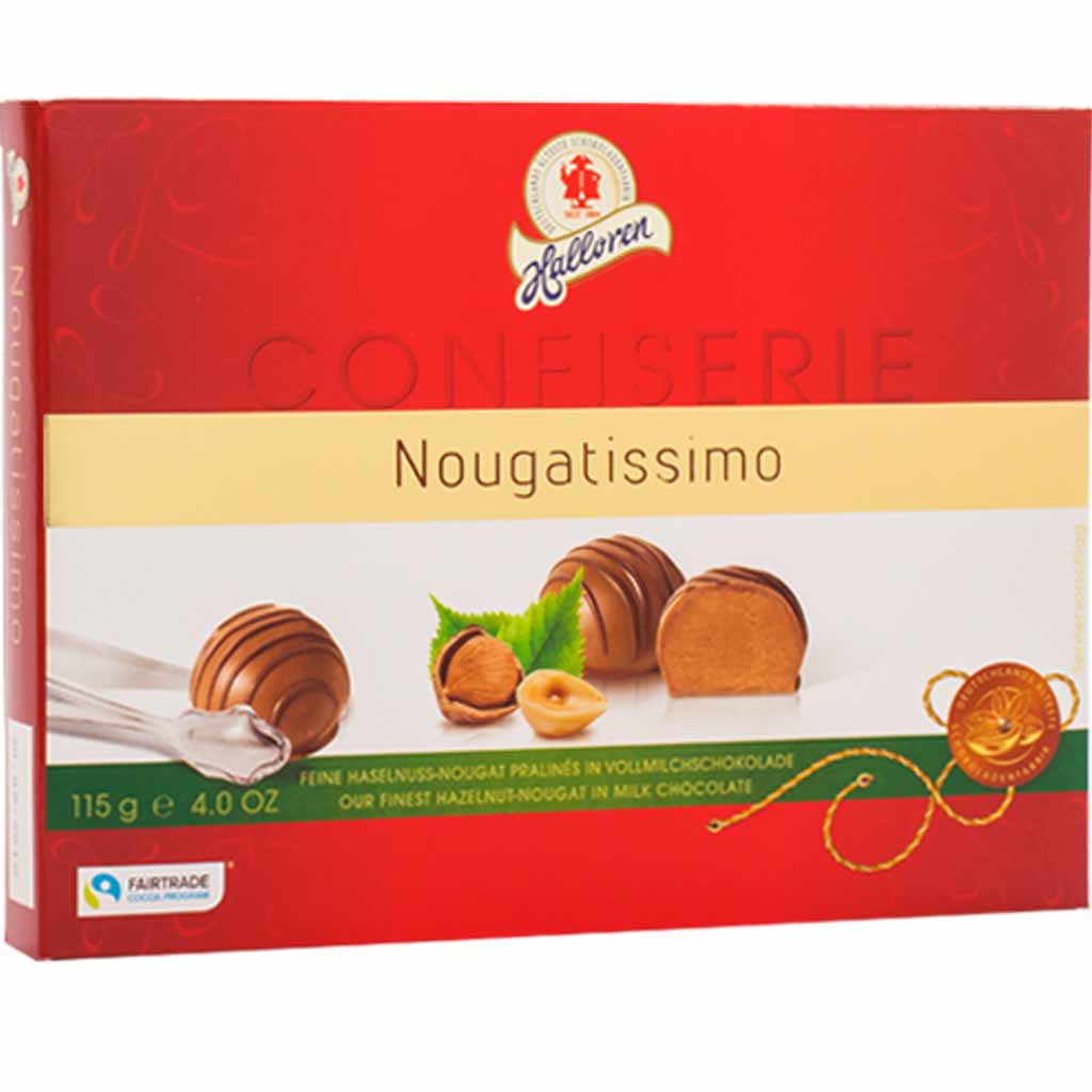 Halloren Confiserie Nougatissimo 115g MHD:4.5.23