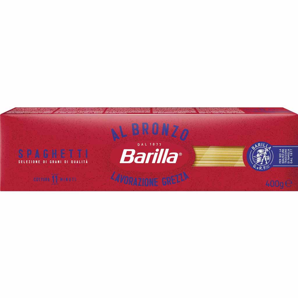 Barilla Nudeln al Bronzo Spaghetti 400g MHD:1.1.27