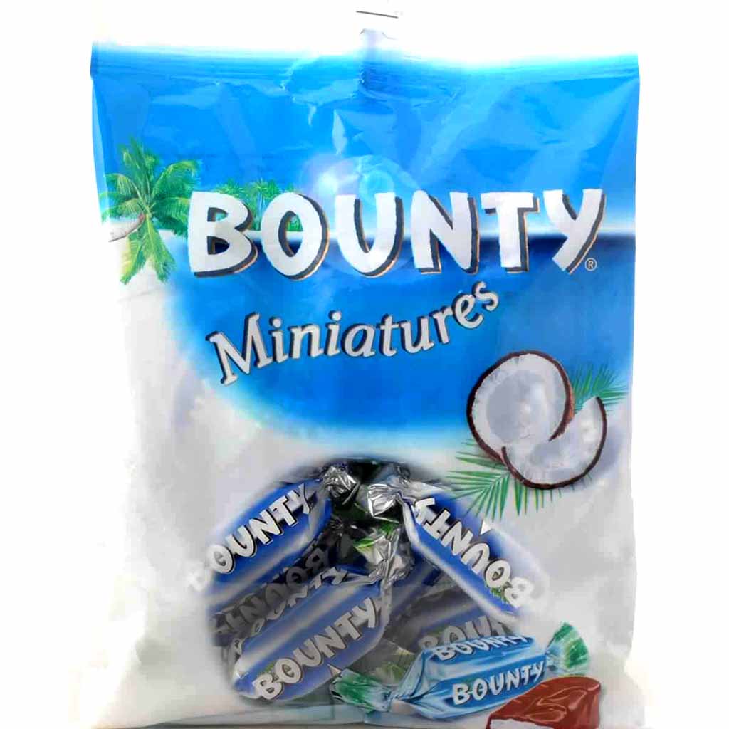 Bounty Miniatures Schokoriegel 150g MHD:28.1.24