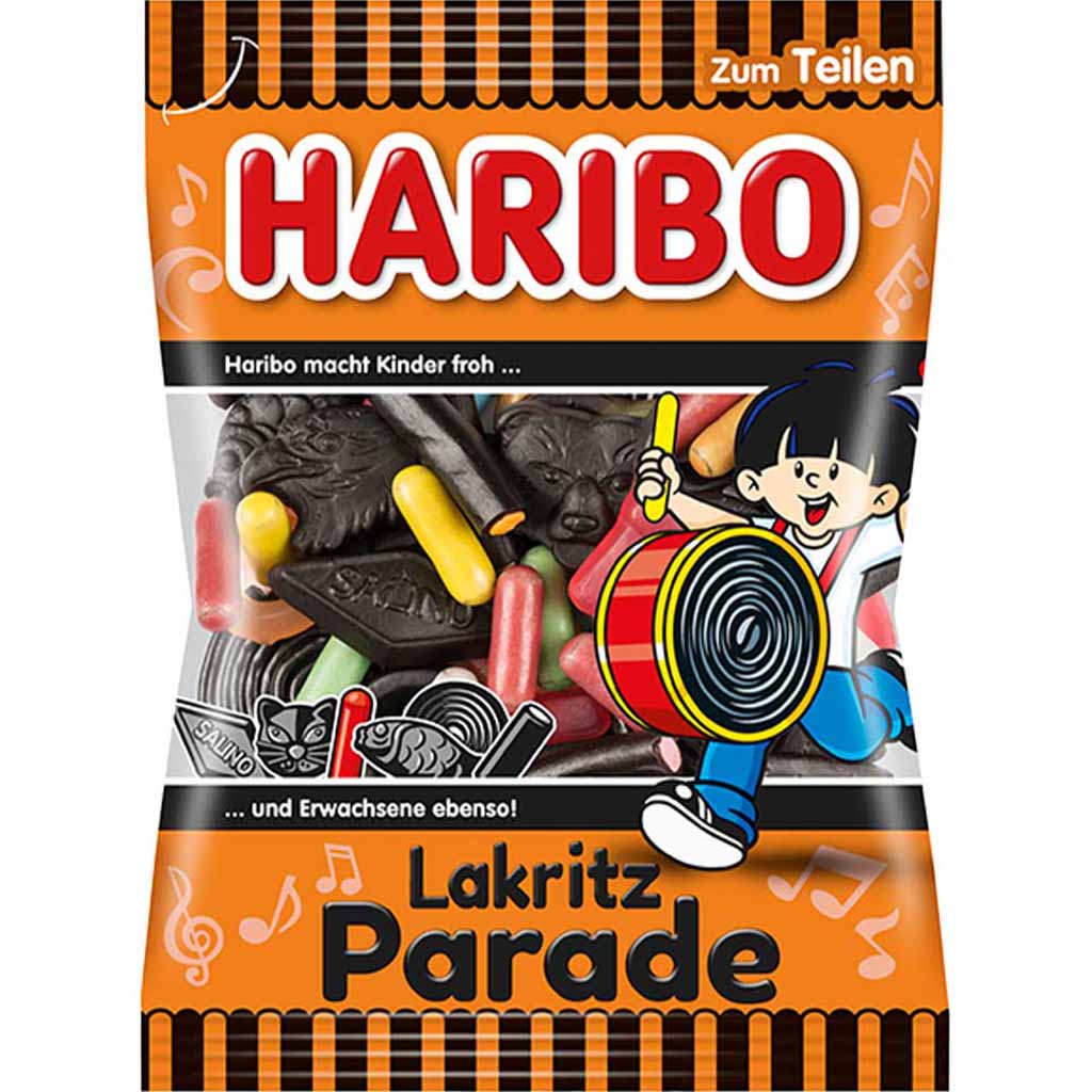 Haribo Lakritz Parade 200g MHD:30.3.23