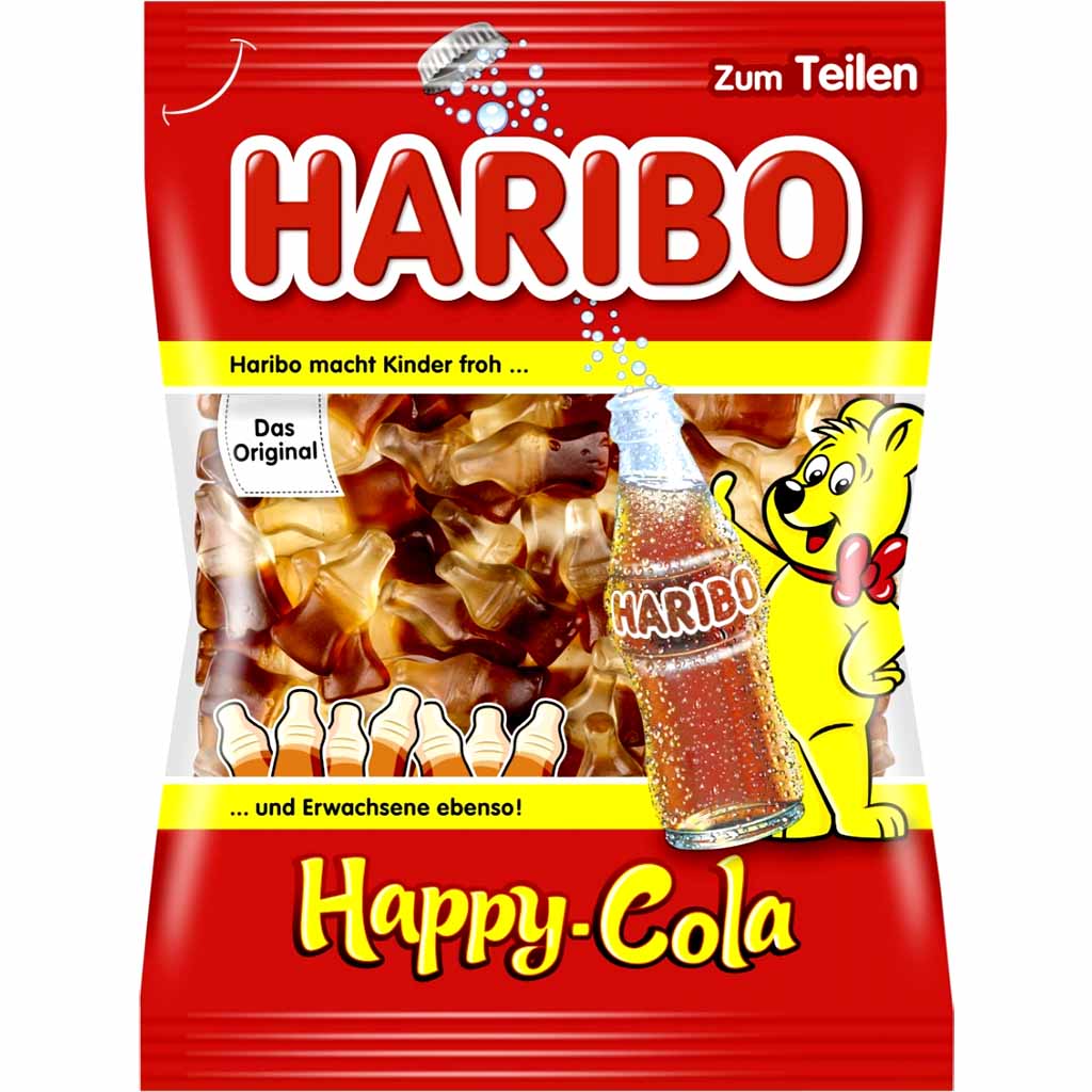 Haribo Happy Cola 200g MHD:30.5.23