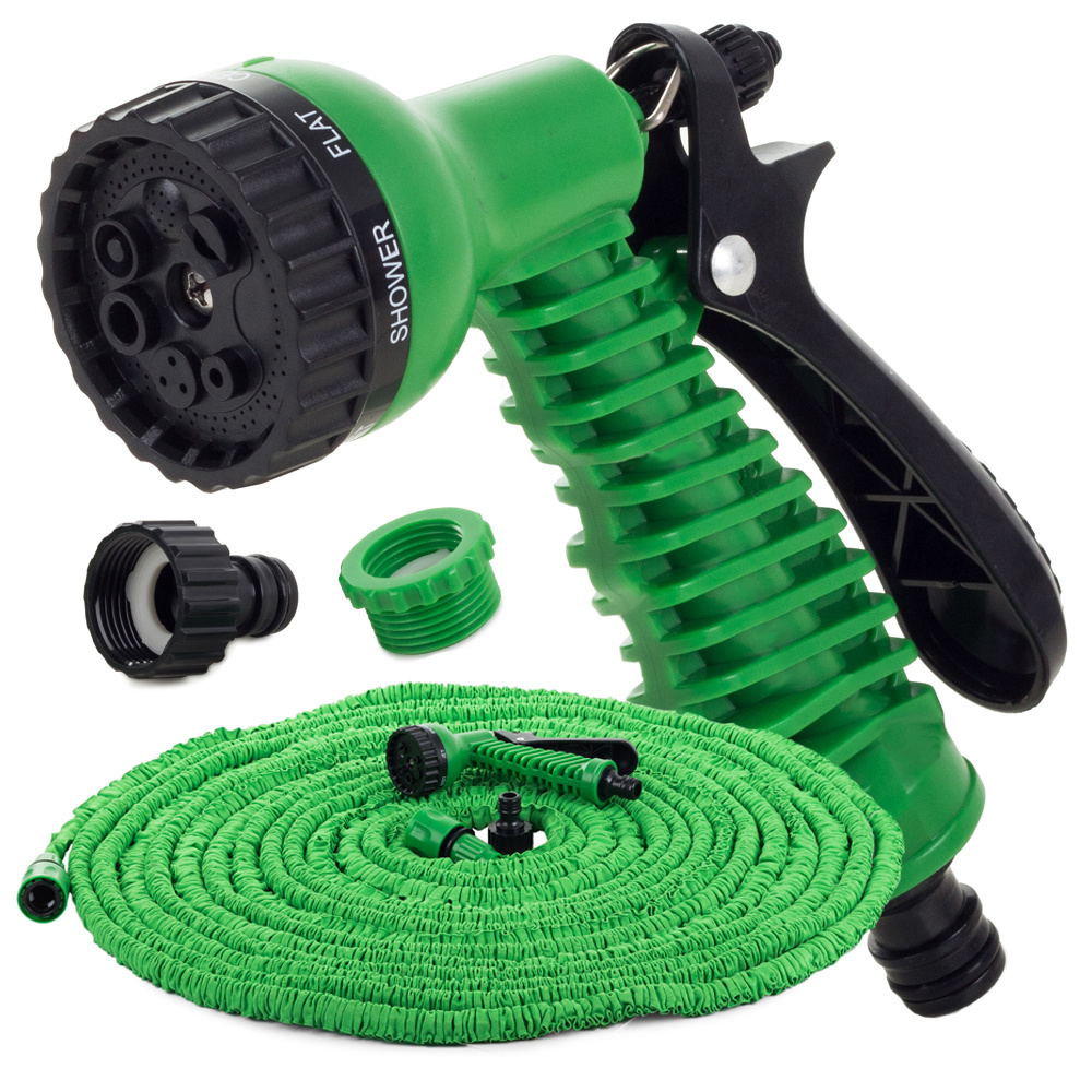 GARTENSCHLAUCH VERLÄNGERTE PISTOLE 20m - 60m 