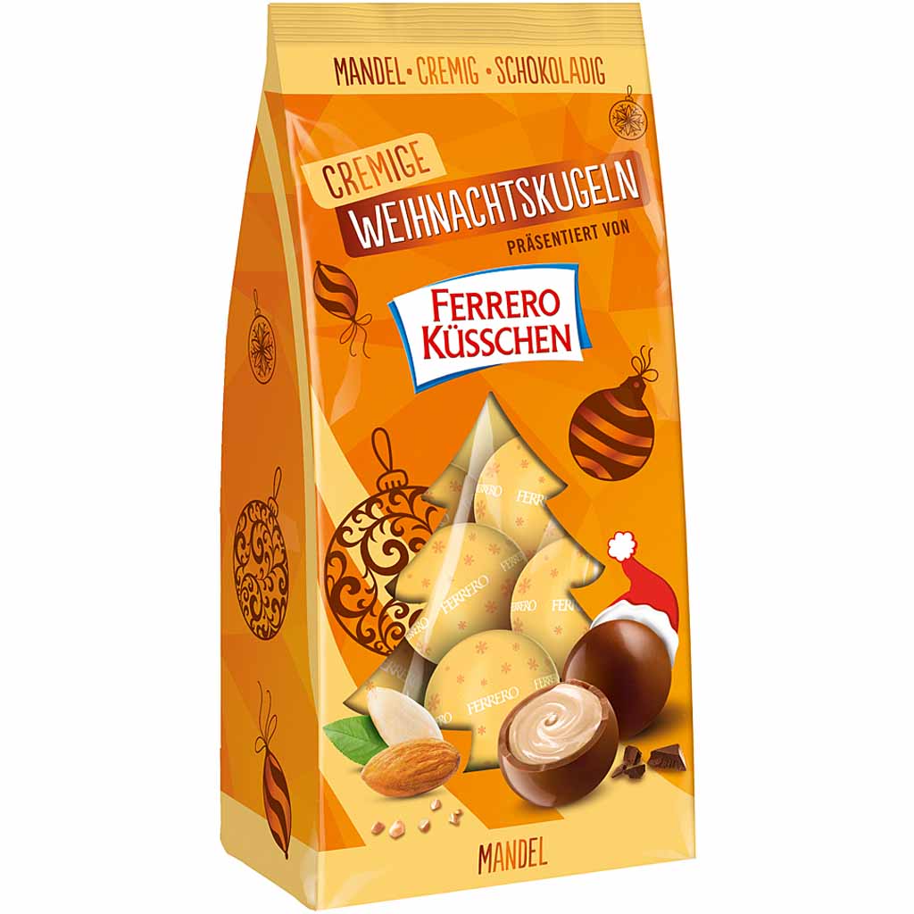 Ferrero Küsschen cremige Schokoeier Mandel 100g MHD:20.4.23