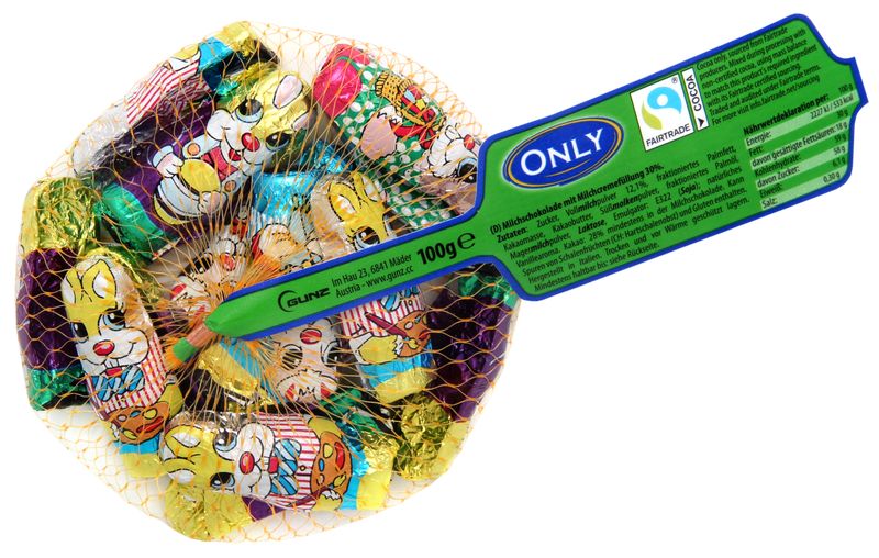 Milchschokolade Osterhasen mit Milchcremefüllung 100g MHD:31.7.25