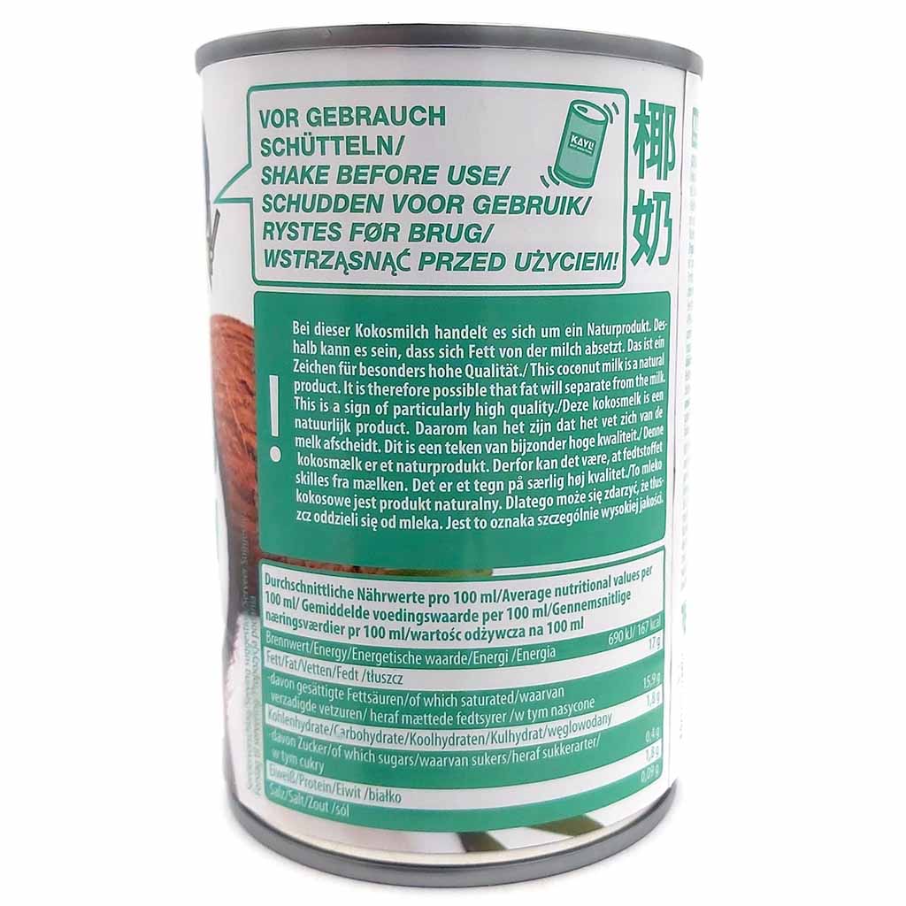 Kay-Li-Bio-Kokosmilch-400ml-4 Kay-Li Bio Kokosmilch 400ml