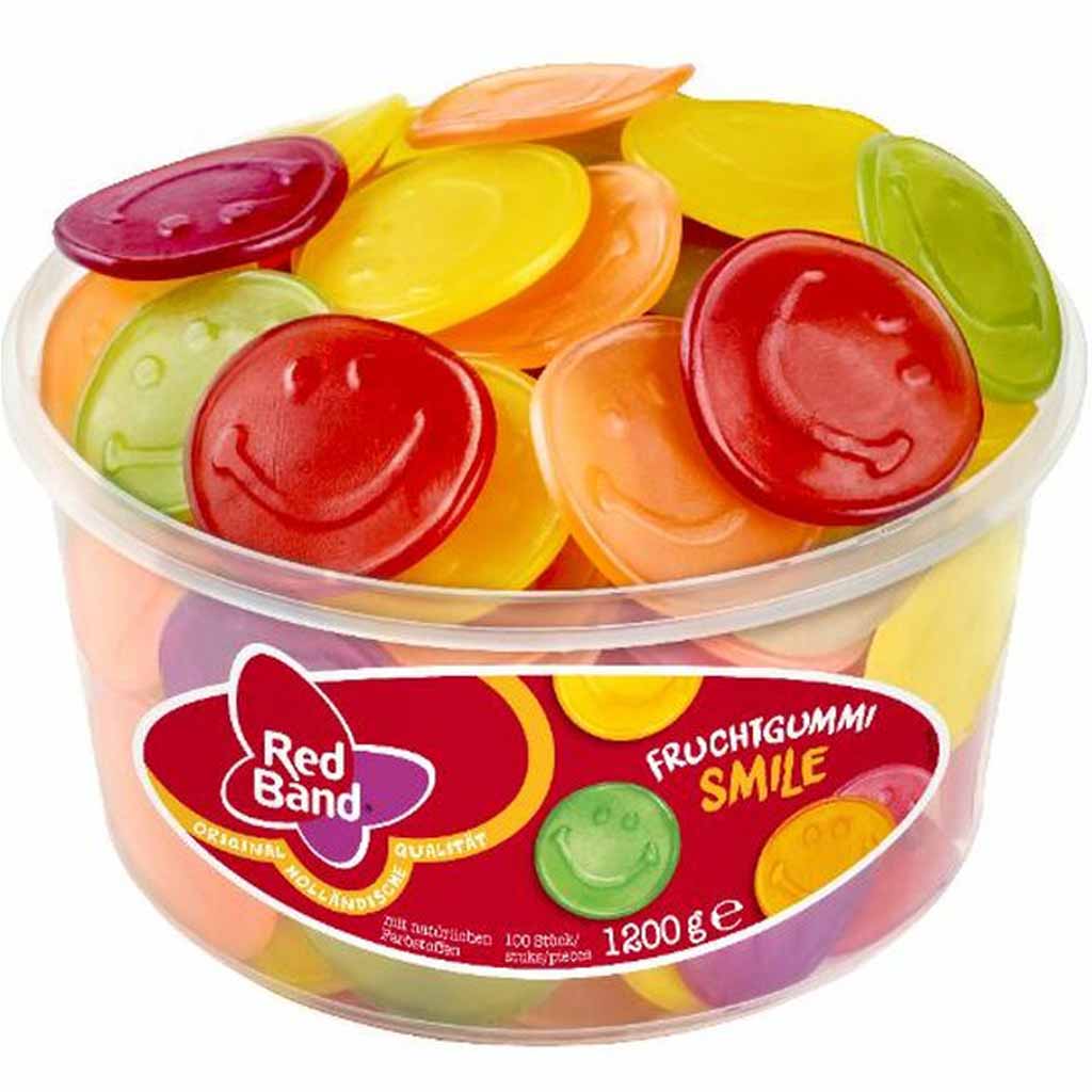Red Band Fruchtgummi Smile 1200g MHD:23.10.25