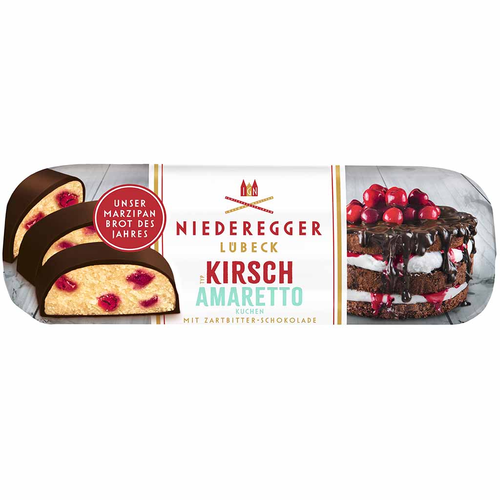 Niederegger Marzipan Brot Kirsch Amaretto 125g MHD:10.3.24