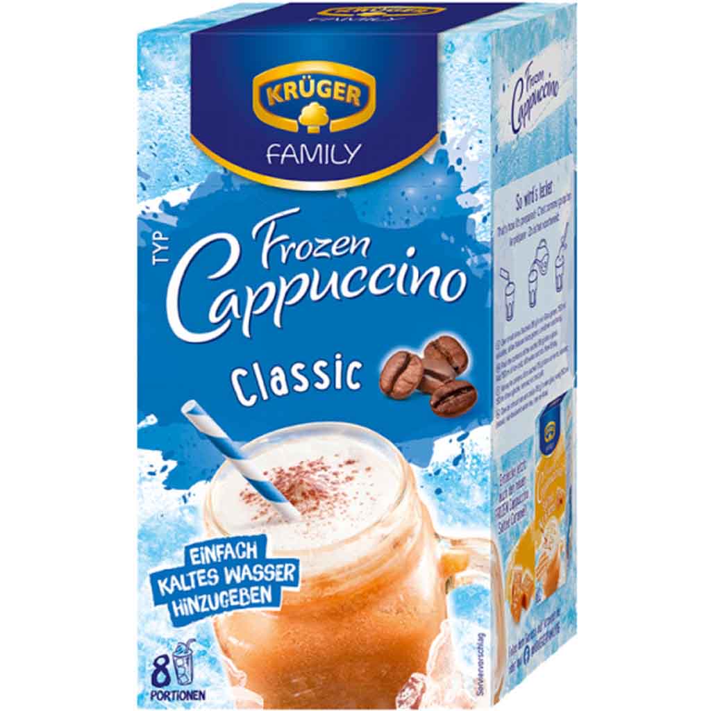 Krüger Family Frozen Cappuccino Classic 8 Portionen 144g MHD:30.11.23