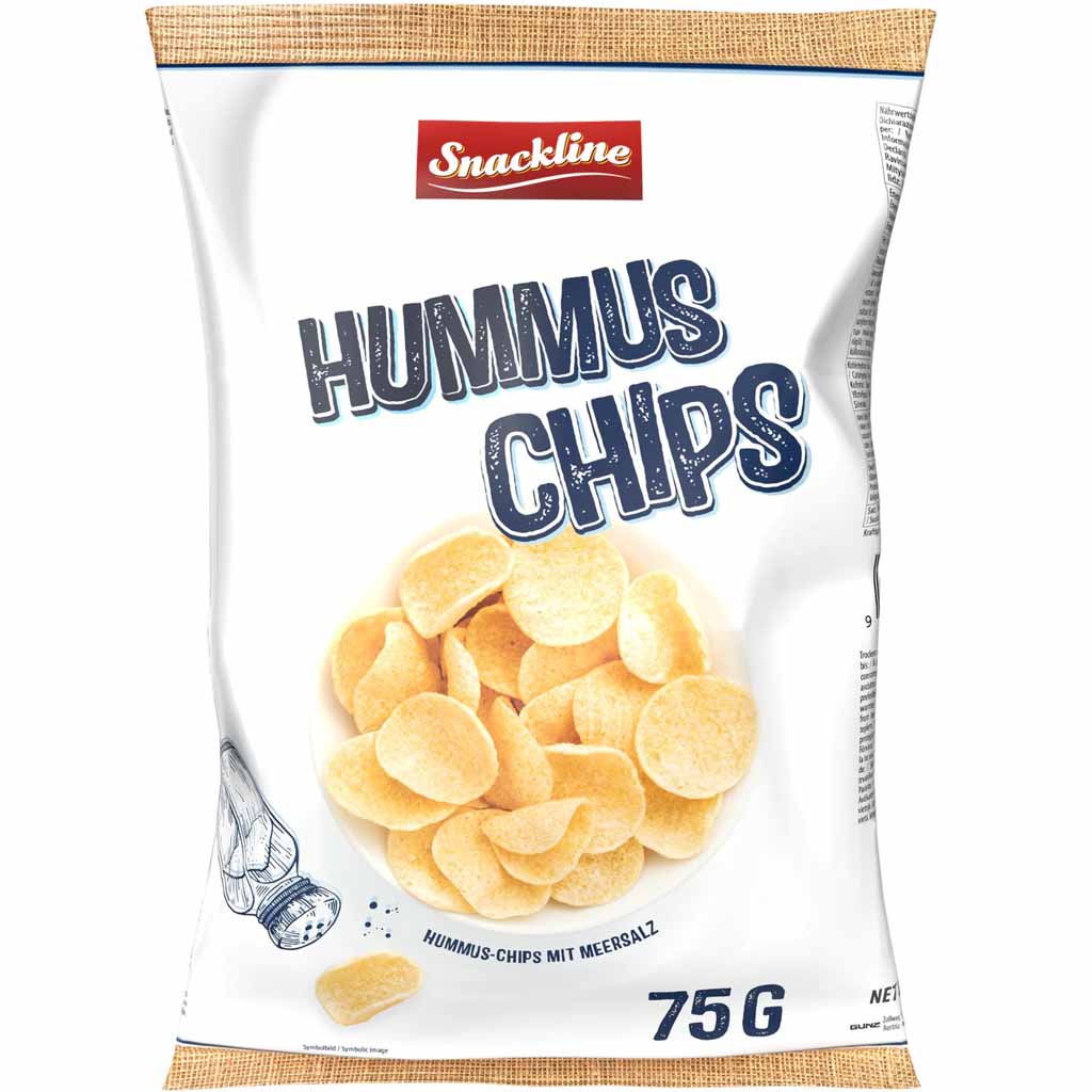 Snackline Hummus Chips 75g MHD:25.5.23