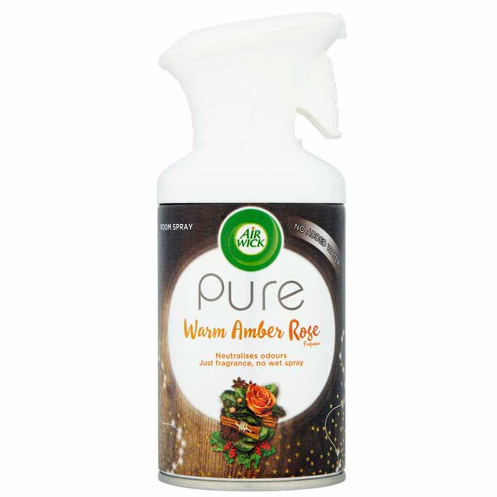 6x Air Wick Duftspray Pure Warm Amber Rose á 250ml=1500ml