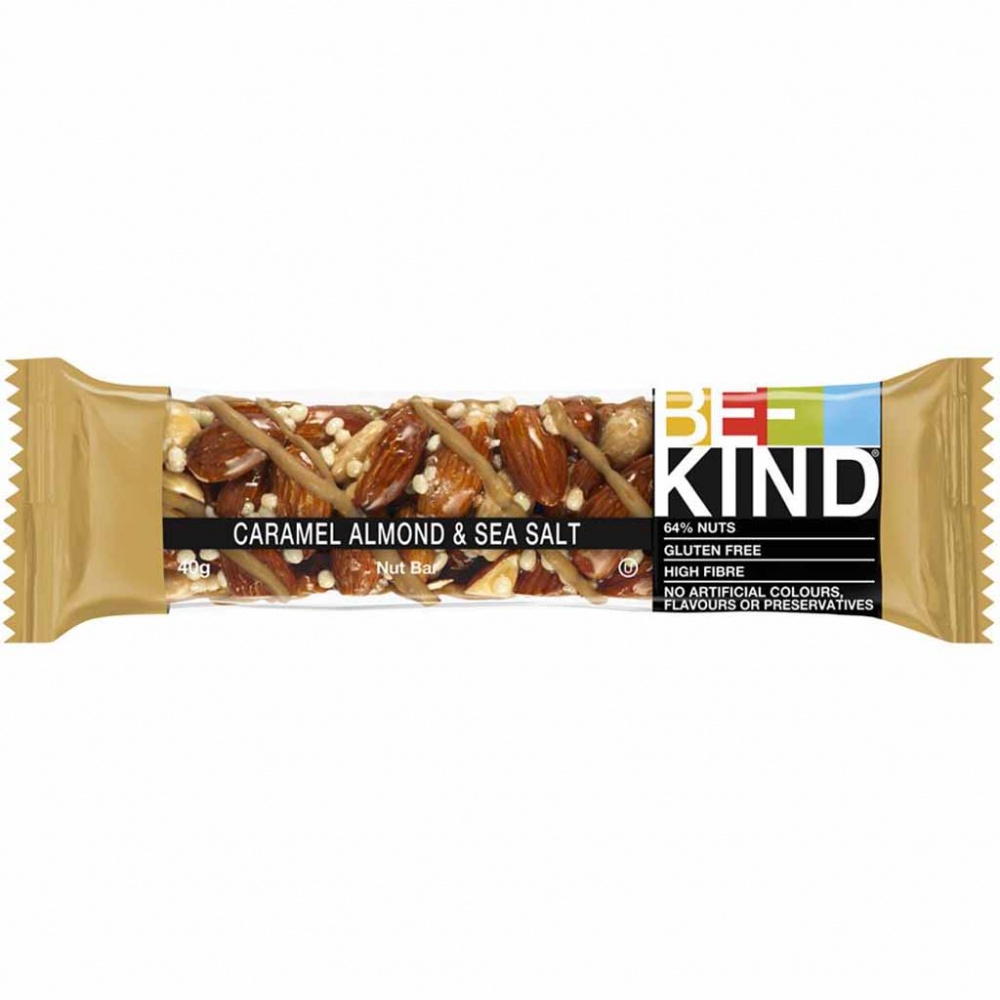12x BE-KIND Caramel Almond & Sea Salt Nussriegel á 40g=480g MHD:7.11.24