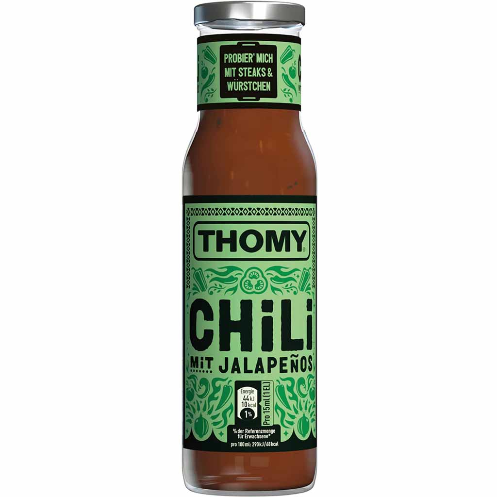 Thomy Sauce Chili mit Jalapeños 230ml MHD:30.6.22