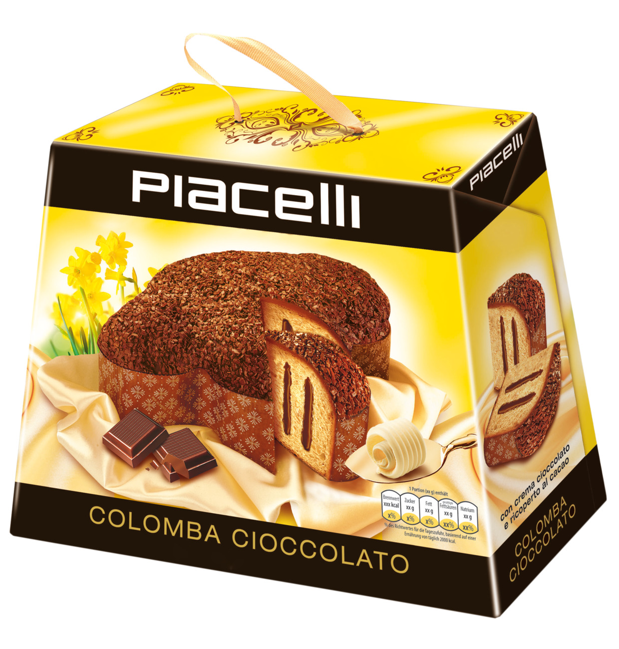 Piacelli Ostern Hefekuchen Colomba Cioccolato 750g MHD:20.9.22