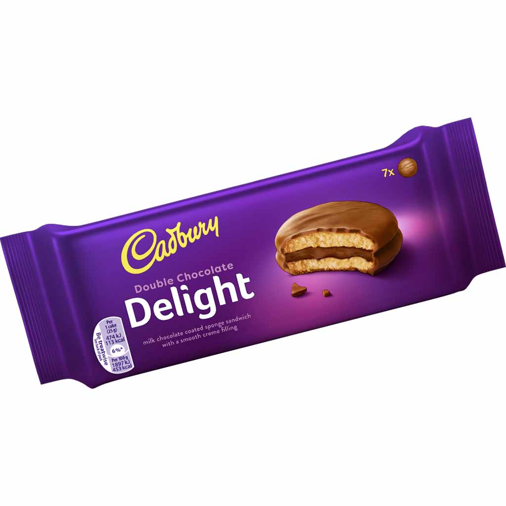 Cadbury Double Chococlate Delight Cookies 175g MHD:3.7.20