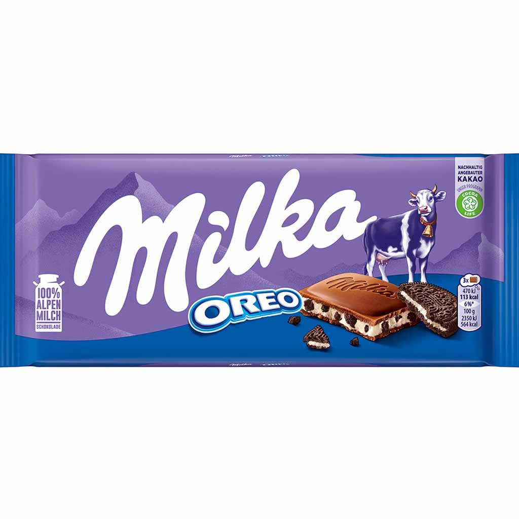 MILKA Tafelschokolade Oreo 100g MHD:27.10.23