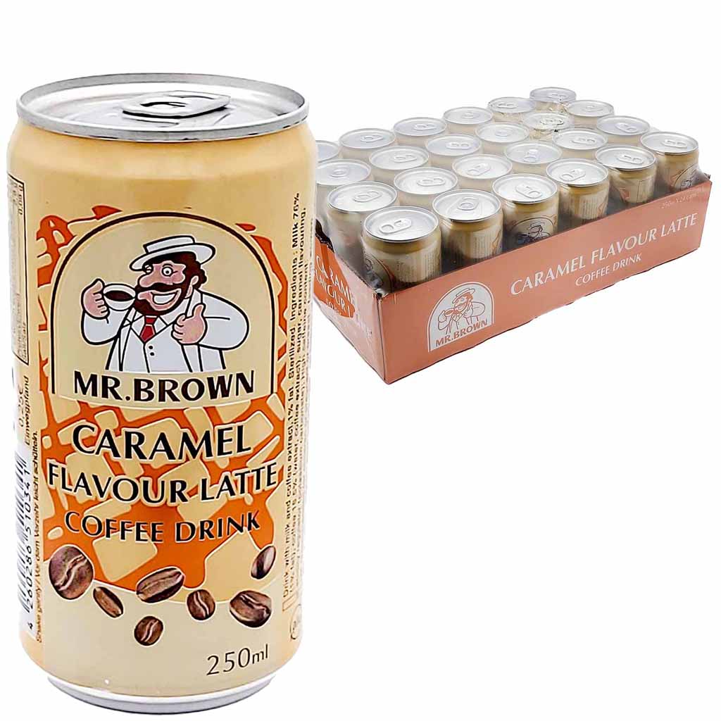 Mr.Brown Coffee Drink Caramel Latte Dose 24x 250ml 6L