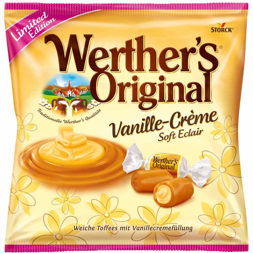 Werthers Original Vanille-Creme Soft Eclair 180g MHD:30.5.22