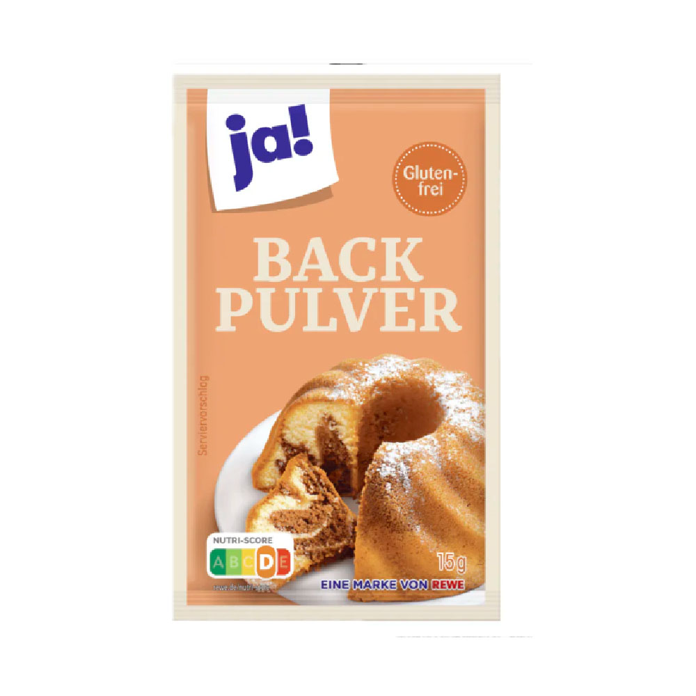 ja! Backpulver 10x15g MHD:30.8.26