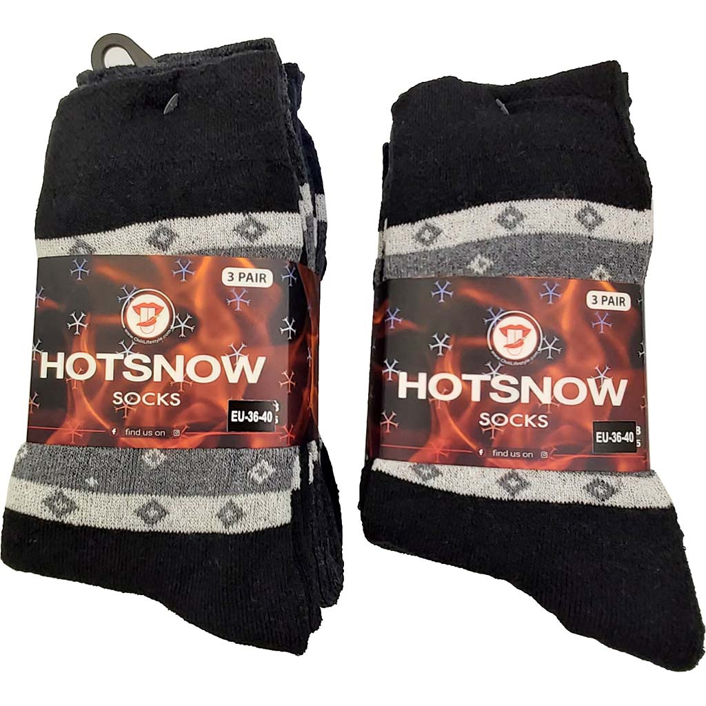 6 Paar Hotsnow Thermo Damen Socken Extra Warm Gr. 36-40