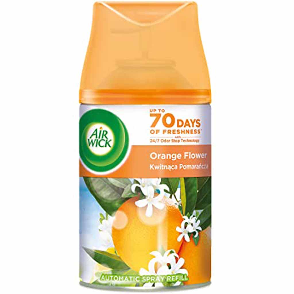 6x Air Wick Lufterfrischer Freshmatic Orange Flower Nachfüllung á 250ml