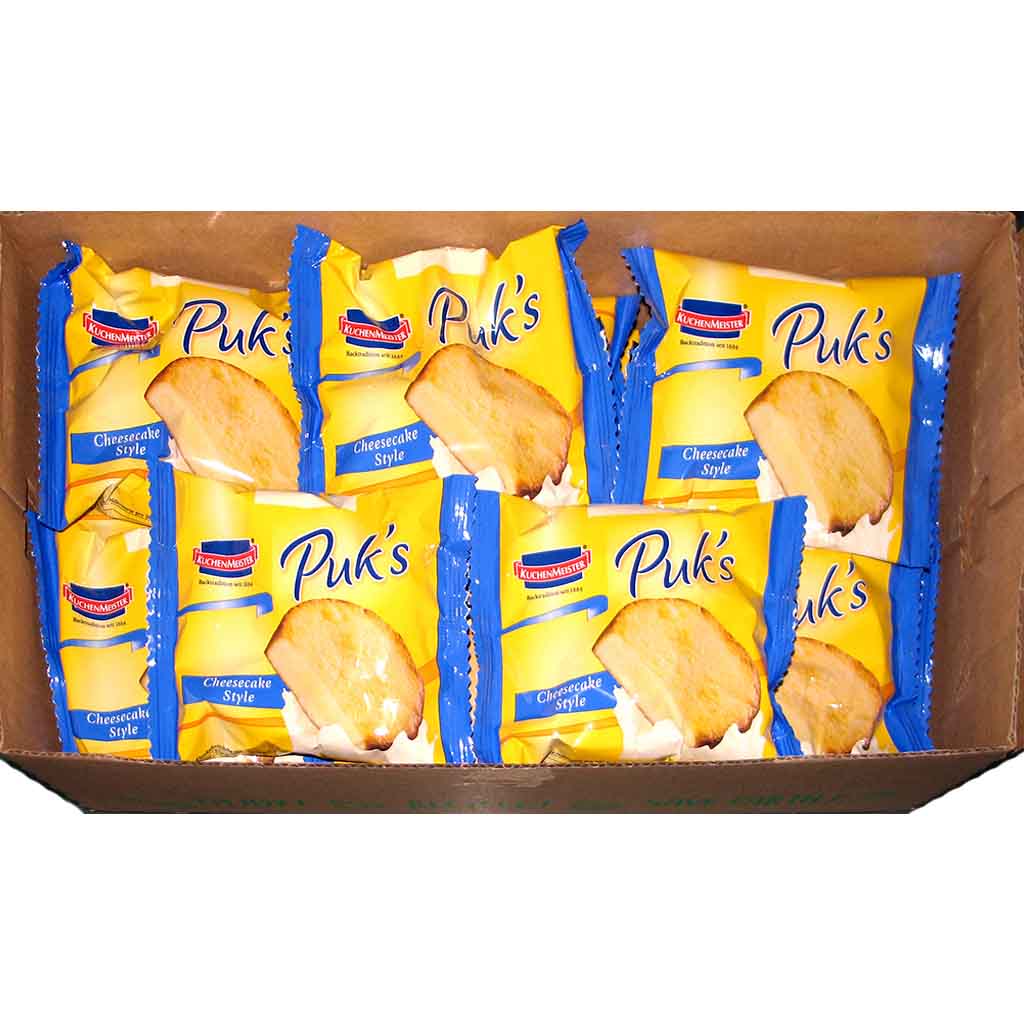 24x Kuchenmeister Puks Cheesecake Style á 75g=1800g MHD:27.9.24