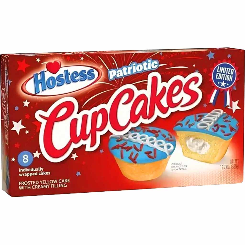 Hostess Cup Cakes Patriotic 360g MHD:10.2.23