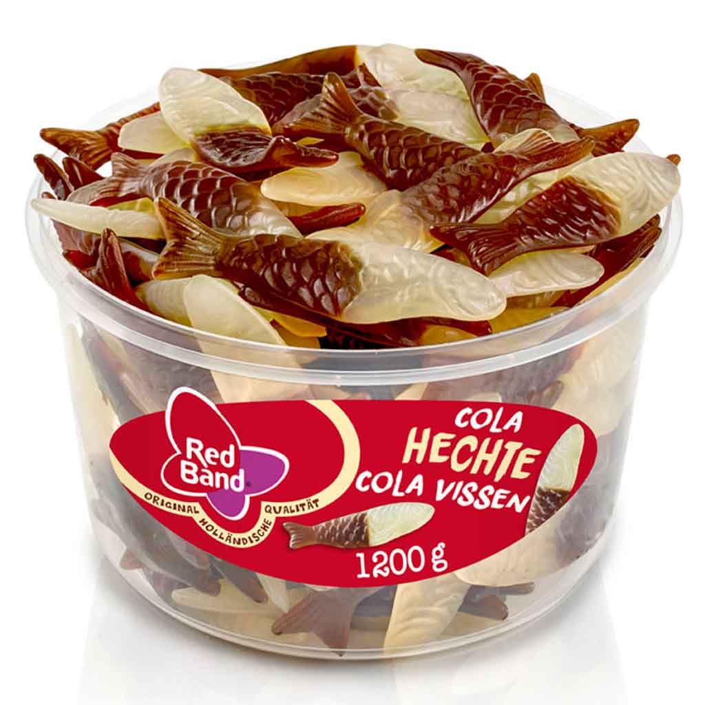 Red Band Fruchtgummi Cola Hechte 1200g MHD:16.10.25