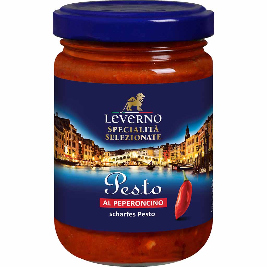 Leverno Pesto al Peperoncino 130g MHD:18.9.26