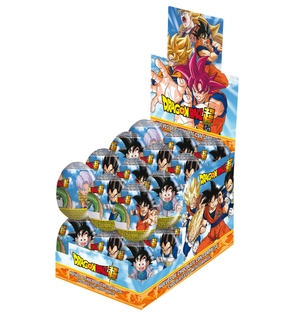 Dragon Ball Schoko-Überraschungsei 24x 20g Thekendisplay MHD:30.10.22