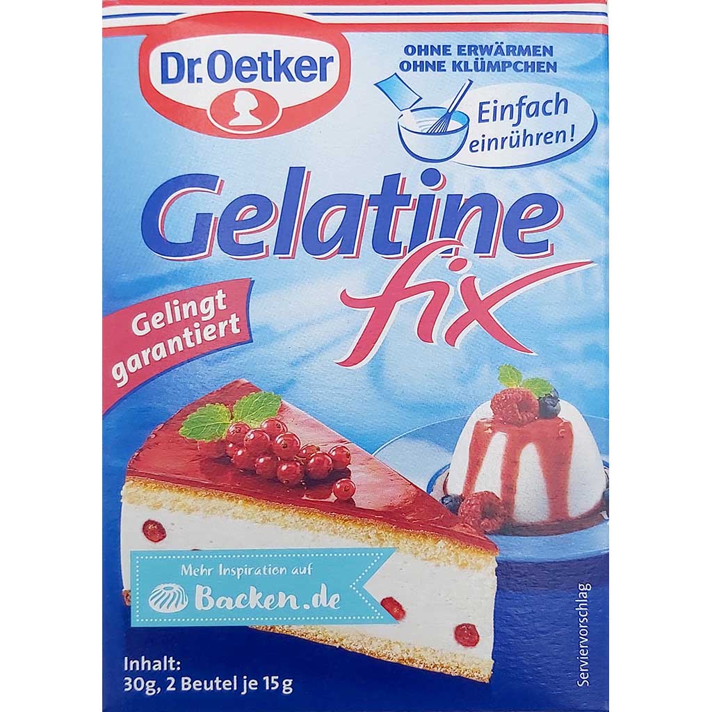 Dr. Oetker Fix-Gelatine  2 x 15 g = 30g